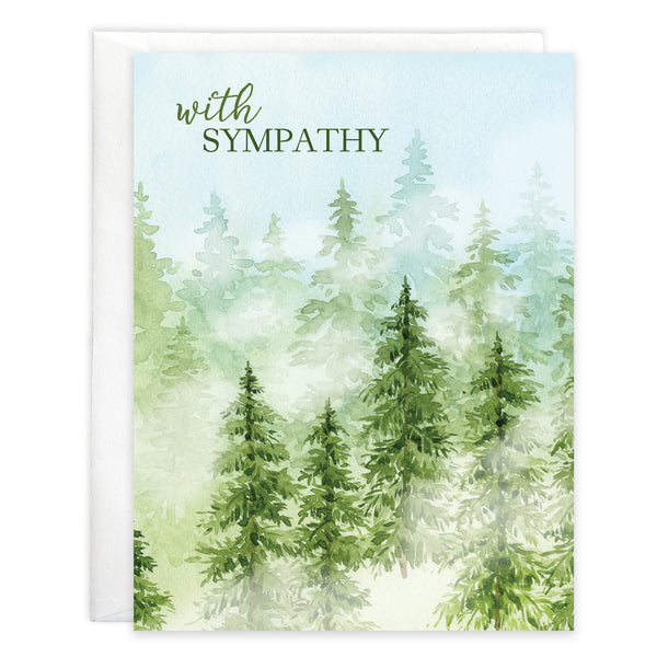 Sympathy Card - Forest