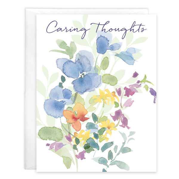 Thinking of you Card - Pansy Mix