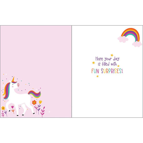 Birthday card  - Magical Unicorn