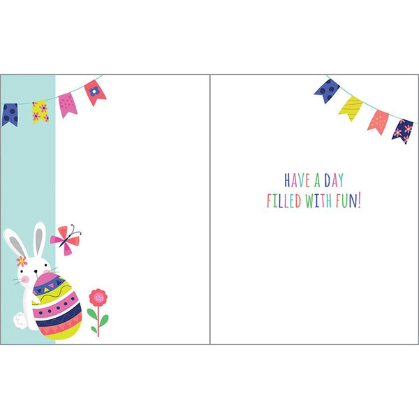 Easter Card - Bunnies and Eggs, Gina B Designs