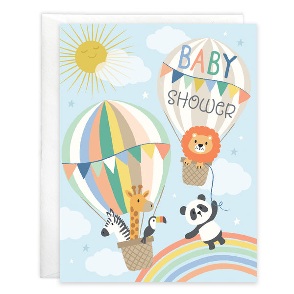 Baby card - Baby Shower Balloons