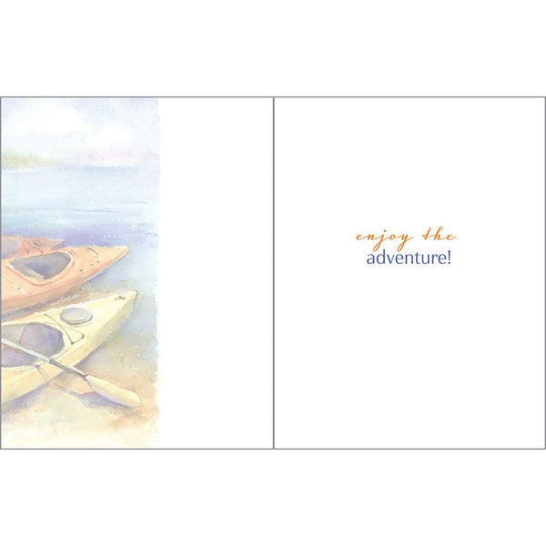 Birthday card  - Kayaks, Gina B Designs