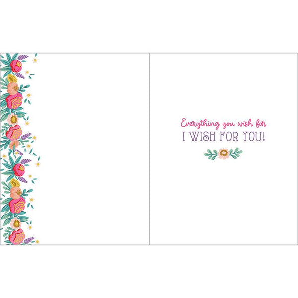 Birthday card  - Flower Birthday Cake, Gina B Designs