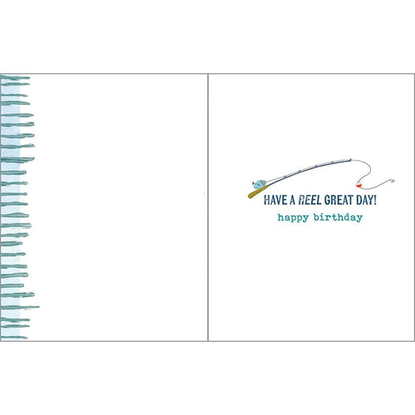Birthday card  - Fishing Lures, Gina B Designs