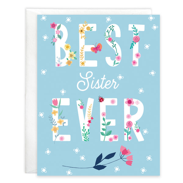 Birthday card - Sister Sweet Flowers