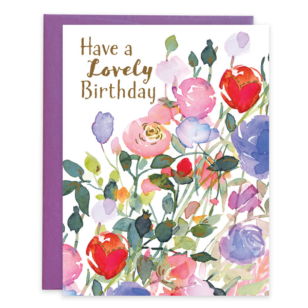 Birthday card  - Lovely Roses