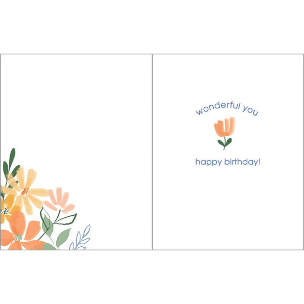 Birthday card  - Charming Flowers, Gina B Designs