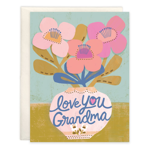 Mother's Day card - Grandma Flowers