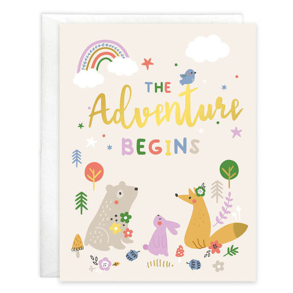 Baby card - Adventure Begins