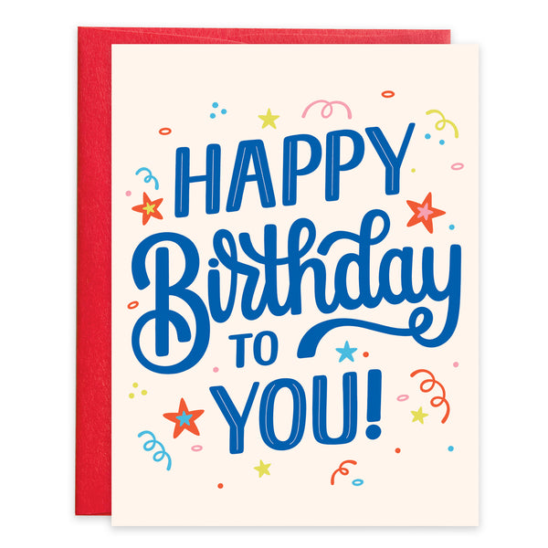 Birthday card  - Birthday Confetti