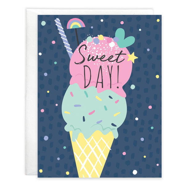 Birthday card  - Sweet Ice Cream