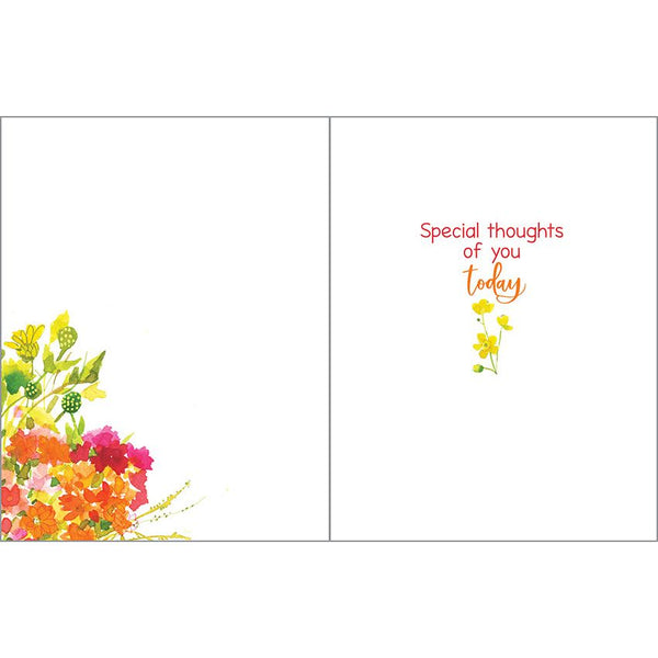 Birthday card  - Hummingbird/Flowers, Gina B Designs
