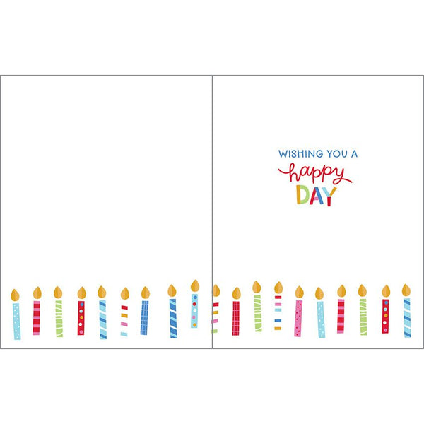 Birthday card  - Bday Candles, Gina B Designs