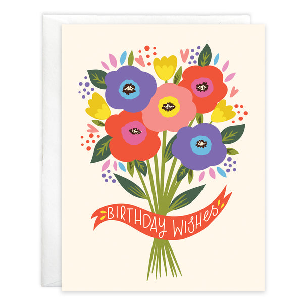 Birthday card  - Big Bloom Bouquet