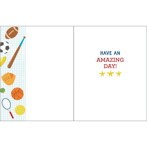 Birthday card  - All Star Sports, Gina B Designs
