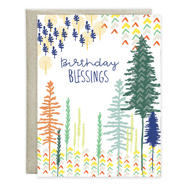 {with scripture} Birthday Card - Forest