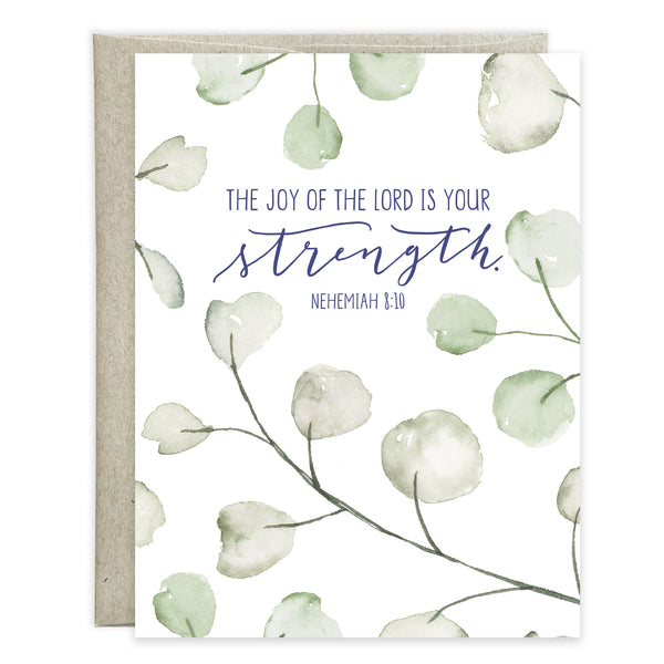 {with scripture} Thinking of You Card - Your Strength