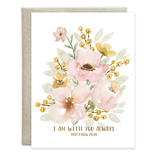 {with scripture} Thinking of You Card - With You Always