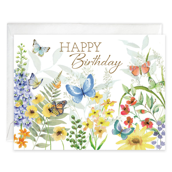{with scripture} Birthday card - Spring Meadow
