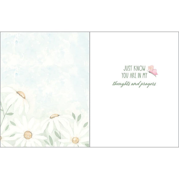 {with scripture} Thinking of You Card - Daisy Field-Do Not Fear