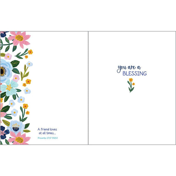{with scripture} Birthday Card - Friendly Flowers, Gina B Designs