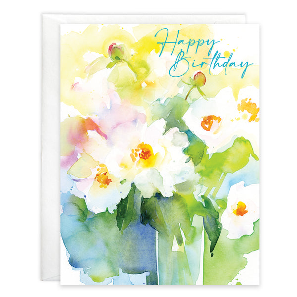 {with scripture} Birthday Card - Sunny Bouquet
