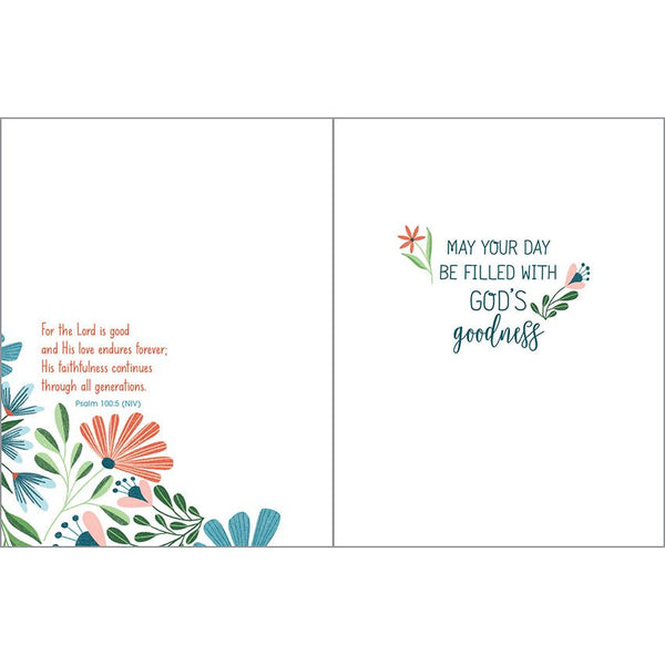 {with scripture} Birthday Card - River Flowers, Gina B Designs