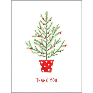 Blank Thank You Note Card  - Polka Dot Tree, Gina B Designs