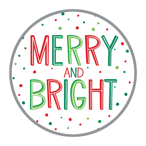Holiday Envelope Seals - Merry Dots, Gina B Designs