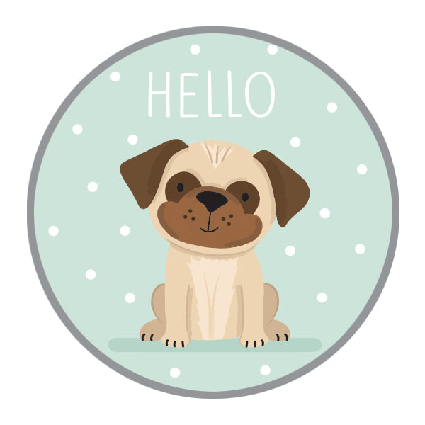 Envelope Seals - Hi Puppy, Gina B Designs