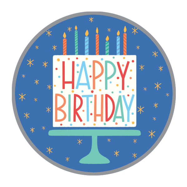 Envelope Seals - Cake on Blue, Gina B Designs