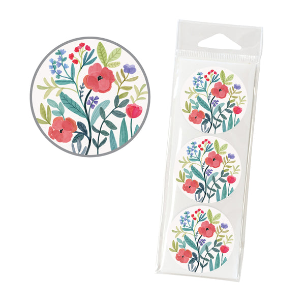 Envelope Seals - Secret Flower Garden, Gina B Designs