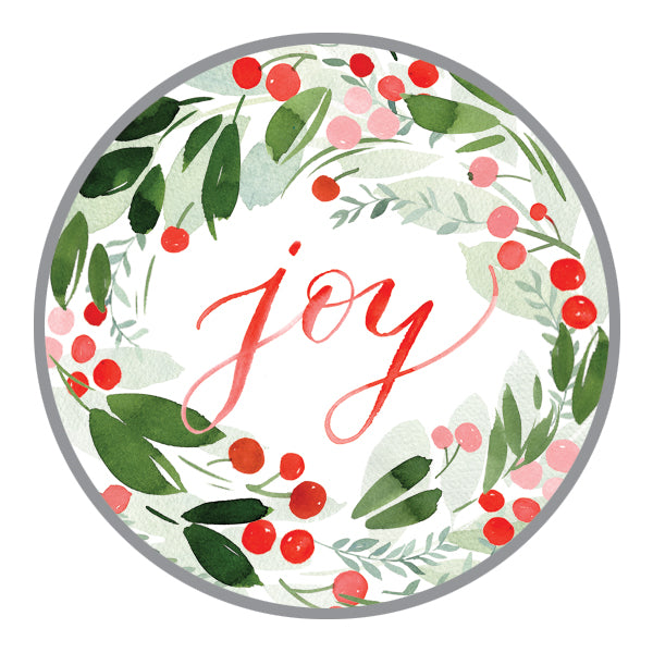 Holiday Envelope Seals - Christmas Botanical