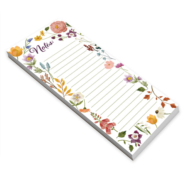 List Pad - Garden Flowers