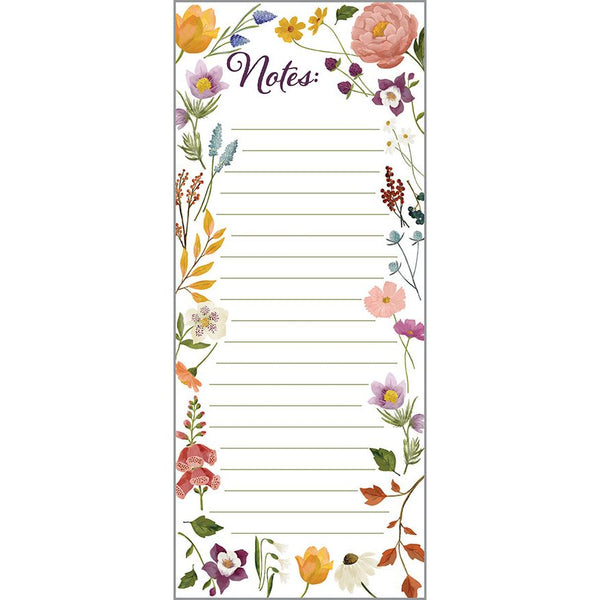 List Pad - Garden Flowers