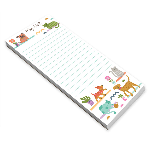List Pad - Cats and Dogs