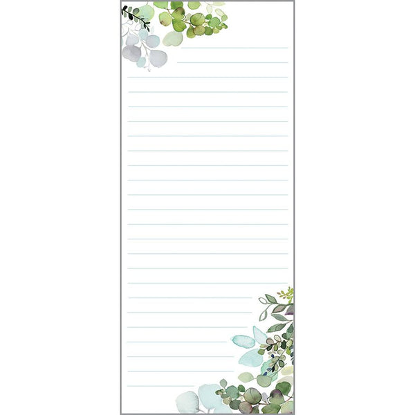 List Pad - Botanical Leaves, Gina B Designs