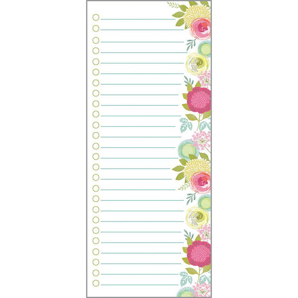 List Pad - Blossoms & Blooms, Gina B Designs