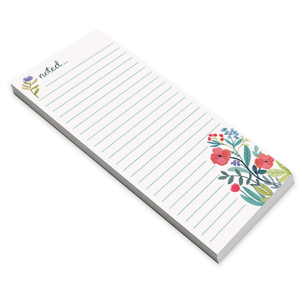 List Pad - Secret Flower Garden