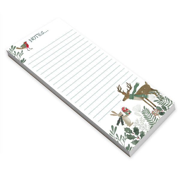 Holiday List Pad- Sweet Forest Animals