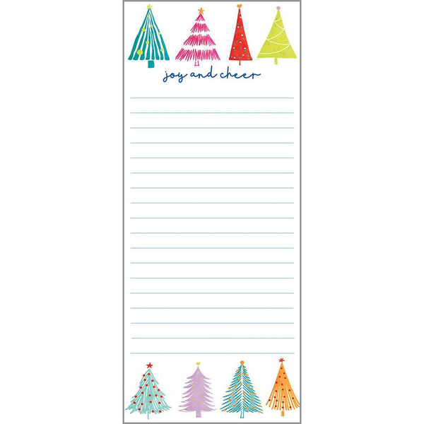 Holiday List Pad - Festive Trees