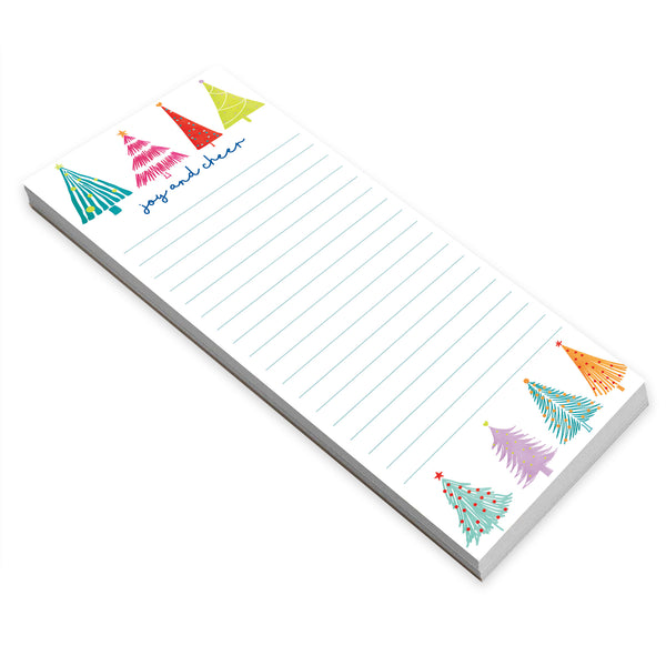 Holiday List Pad - Festive Trees