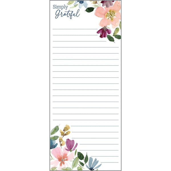 {with scripture} List Pad - Faithful Flowers, Gina B Designs