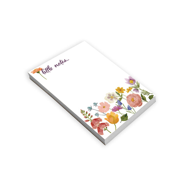 Memo Pad -  Garden Flowers