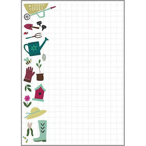 Memo Pad -  Garden Love