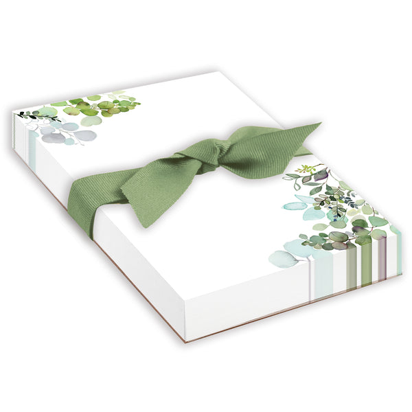 Chunky Bow Pad - Botanical Leaves