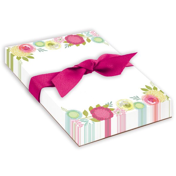 Chunky Bow Pad - Blossoms & Blooms