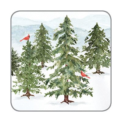 Holiday Paper Coasters- Winter Trees