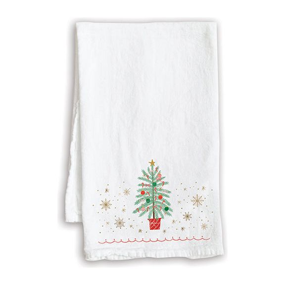 Holiday Tea Towel - Sweet Vintage Tree