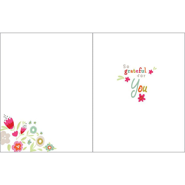 Thank You card  - Amazing Flora